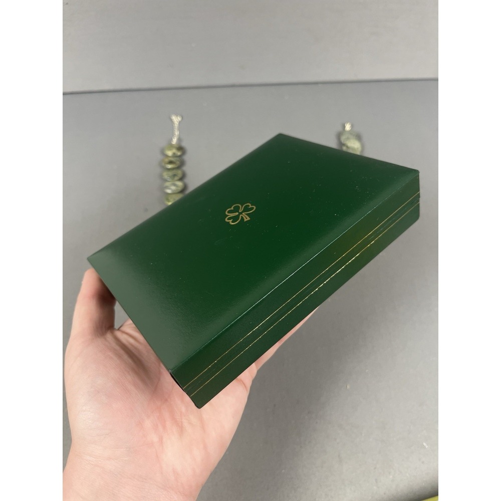 JC Walsh And Sons Connemara Irish Green Marble Round Stone Necklace - New In Box - Picture 6 of 12